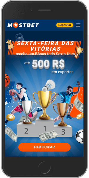 Captura de ecrã móvel da promoção mostbet win friday 