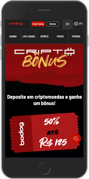 Captura de tela do bônus de criptografia da bodog