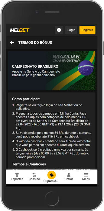 Melbet Brazilian Championship bonus
