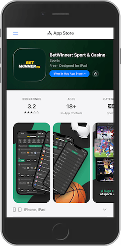 Betwinner na App Store.