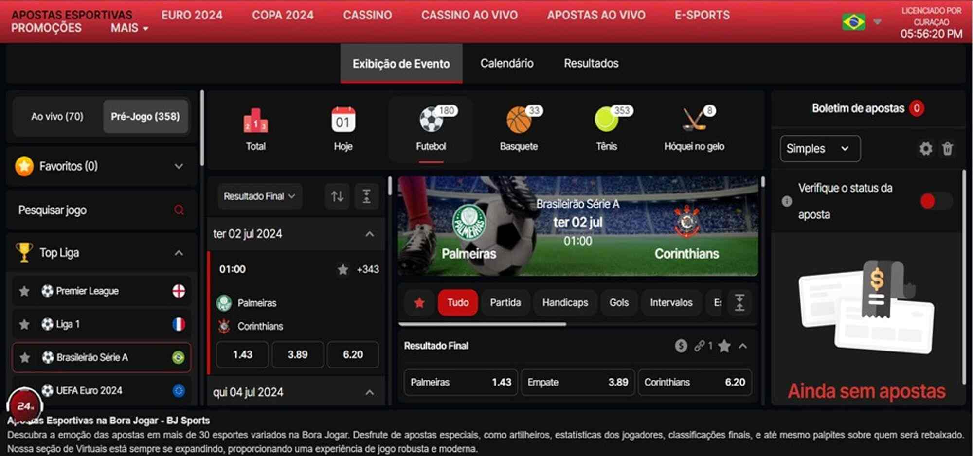 Esportes de Bora Jogar