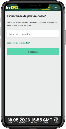 bet365 recuperar senha